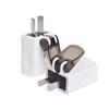 Booster Qihua 10A plugue integrado plugue de dois pinos rotativo de cobre puro revestimento de PC plugue de alimentação bipolar