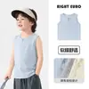Camiseta Chaleco de Verano sin Mangas para Niños Estilo Nuevo 2026 Top para Niños Pequeños Ropa Interior Delgada de Verano