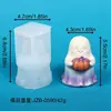 Molde de Silicona para Velas Perfumadas de Calabaza de 3 Piezas para Halloween, Molde de Calabaza Maligna Fantasma, Molde Decorativo