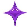 Globos de Papel de Aluminio de Estrella Pequeña de Cuatro Puntas de 10 Pulgadas para Decoración de Fiesta de Cumpleaños, Globos en Forma de Estrella de Color Sólido al por Mayor
