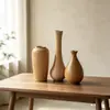 Itens simples de decoração para casa, vasos de madeira para decoração de casa, escritório, sala de jantar, sala de estar, decoração de casamento, adereços para fotos