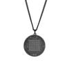 Comercio exterior tendencia de personalidad caliente joyería de acero de titanio para niños colgante redondo de marca Salomón 304 Material Collar de Acero Inoxidable