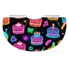 Capas de Festa de Aniversário Europeias e Americanas Feitas Sob Medida de Fábrica, Capas Infantis Estampadas para Bolo, Xales com Laço de Balão