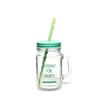 6E3X Vaso Vintage para Bebida Caliente de Té con Leche al por Mayor Vaso de Cóctel Vaso Mason para Jugo de Frutas Vaso de Agua Transparente Resistente al Calor para Café