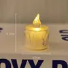 Lámpara de Vela Mini Romántica Luz Cálida Artificial Creativa Dormitorio Mesita de Noche Luz Nocturna Portátil Atmósfera Pequeños Adornos Decoración