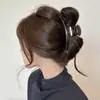 Pinza de Garra de Acrílico Estilo Coreano para Mujer 2025 Nuevo Tamaño Grande para Cabello Grueso, Pinza de Tiburón de Gama Alta para la Parte Posterior de la Cabeza