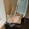 Bolso de axila retro estilo minimalista coreano para mujer, gran capacidad, versátil, ligero y con un tacto lujoso, perfecto para uso casual en otoño