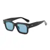Nuevas Gafas de Sol Cuadradas de Estilo Europeo y Americano Transfronterizas con Remaches, Gafas de Sol Retro con Personalidad de Moda, Gafas de Sol con Protección Solar