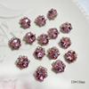 Decoraciones para Uñas con Bolas de Diamante Blanco, Sensación Popular de Internet, Diamantes Apilados Listos para Usar, Diamantes para Uñas tipo Azúcar Perlado, Decoraciones de Uñas Portátiles