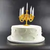 Decoração de bolo laço grande em espuma de EVA tridimensional coração de menina Castiçal cartão de festa de aniversário decoração de mesa de sobremesas