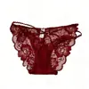 Puro Deseo Lencería de Encaje de Lujo Ligero para Mujer Sexy de Gama Alta de Cadera Baja Transpirable Bragas Triángulo Huecas para Mujer Shantou Puro Deseo