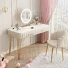 Tocador habitación pequeña mesa de maquillaje moderna minimalista armario de almacenamiento integrado mesa de maquillaje para apartamento pequeño tocador mesa
