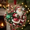 Adornos para Árbol de Navidad Transfronterizos Lujosos de Papá Noel Decoraciones para Árbol de Navidad S