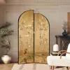 Biombo Estilo Francés con Diseño Floral Vintage, Doble Cara, para Sala de Estar, Comedor, Dormitorio, Sofá Decorativo, Entrada, Pared de Fondo, Pantalla Plegable