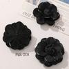 Estilo Garota Popular Preto tamanho pequeno Tecido Jeans Rosa Tridimensional DIY Feito à Mão Versátil Acessórios de Cabelo Acessórios para Vestuário