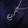2025 Venda Quente Transfronteiriça Comércio Exterior Moda Personalizada Série Animal Pingente em Forma de Dragão Colar de Aço Inoxidável com Boa Textura