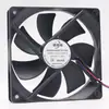 12cm 12025 DC12V de tres cables con rodamientos de bolas fuente de alimentación para chasis de computadora industrial silencioso ventilador DC silencioso