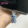 Adornos Colgantes Decorativos, Tapón Antipolvo para Teléfono Móvil, Tipo-C 2D Acrílico con Forma de Gato Lindo Pieza Plana de Interfaz