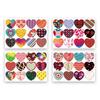 Pegatinas Creativas de San Valentín DIY Pegatinas de Amor Decoración de Regalo Pegatinas para Fiesta Decoración de Cuenta a Mano