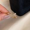 2025 Nuevo Anillo Único de Nicho Esmalte Azul Fritillaria Gota de Aceite Anillo para Niñas Lujo Ligero Versátil Sentido de Alta Gama