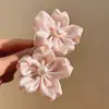 Pinza Broche Romántica de Flor Rosa Super Hada de Flor de Cerezo para Mujer, Pinza Lateral para el Cabello, Pinza para el Flequillo, Accesorio Versátil para el Cabello