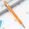 Bolígrafo de Metal Press Bolígrafo de Aluminio Bolígrafo Meiji Bolígrafo Táctil Capacitivo Bolígrafo para Pantalla Táctil de Escritura Bolígrafo de Regalo con Impresión de LOGOTIPO