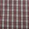 Tela de Cuadros Jacquard Teñida en Hilo a Cuadros Pequeños Estilo Rojo en Stock para Ropa de Niños, Tela de Retorno Rápido