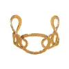 Pulsera hueca geométrica de apertura personalidad de la moda para mujer disparo callejero diario