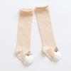 Versión coreana de calcetines de bebé de dibujos animados otoño e invierno calcetines de algodón hasta la rodilla para bebé calcetines de piso antideslizantes venta al por mayor rizado suelto