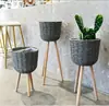 Suporte de Flores Simples para Sala de Estar, Suporte de Flores de Chão para Varanda, Suporte Alto para Plantas Verdes, Prateleira de Armazenamento, Suporte de Flores de Chão para Uso Doméstico, De Madeira