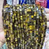 4X4 Mineral Cru Pedra Natural Série Quadrada de Ângulo Reto Pulseira Colar DIY Acessórios de Joias Contas Semi-Acabadas Atacado