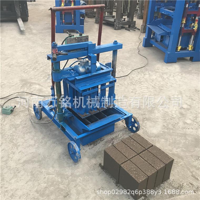 宜欣一次成型单相电手推高层建筑楼房门窗石混凝土预制块成型机.
