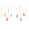 Nuevo traje de globos de banderines de flores para tirar, al por mayor, decoración de pastel de cumpleaños, decoración para fiesta de Conejito de Pascua