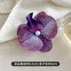 Horquilla de Phalaenopsis de Hada ~ Princesa Francesa Súper Hada Flor Horquilla Placa Horquilla Accesorios para el Cabello Ambiente Tocado Mujeres