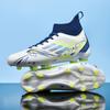 Zapatos de fútbol transfronterizos Luo Messi espina 15 de caña alta para hombre al por mayor tacos FG clavos rotos TF zapatos de entrenamiento para hombre para pelo