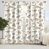 2 peças nova cortina padrão floral multicolorido fornecimento de fábrica transfronteiriço sala de estar quarto impressão digital 3D