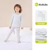 [100% algodón] Pijama infantil Dudu, ropa interior térmica de otoño para niños, conjunto de ropa interior para niñas, ropa térmica para bebés