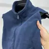 Dropshipping transfronterizo: Chaleco de forro polar para hombre, chaleco casual, estilo primavera/otoño, prenda exterior cálida con forro de forro polar, estilo japonés