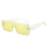 Gafas de Sol de Una Pieza de Nuevo Estilo Transfronterizo Estilo Europeo y Americano Ins Marco Grande de Una Pieza Color Caramelo Deslumbrantes para Mujer