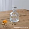 Venta Caliente Transfronteriza Amazon Jarrón Pequeño Adornos de Decoración de Escritorio Set de Botellas Pequeñas de Vidrio Transparente de Gama Alta Venta al por Mayor