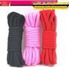 Corda de algodão para adultos, corda de amarração divertida, mãos e pés, cinto de contenção corporal, brinquedo (pó vermelho preto roxo)