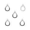 Pingente de Diamante com Gotejamento de Óleo em Moldura Geométrica Acessórios de Joias DIY com Cola Pingente de Chaveiro Brincos Colar W569