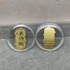 Pegatina de Teléfono de Oro Puro 999 Oro 2mg Princesa Por Favor Hazte Rico Rápido Lámina de Oro Atrae Dinero Pequeño Regalo Promocional Venta al por Mayor desde el Fabricante