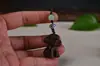 Pendente Zodiacal de Jacarandá Pingente para Celular Pendente de Bolsa Animal Cartoon Pingente Escultura em Madeira Artesanato Ornamentos Cênicos