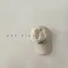 Gorra de niño primavera y otoño bordado de letras visera suave gorra superior niños y niñas bebé gorra de béisbol de verano moda
