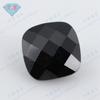 Gema Huagang 5A quadrada gorda fundo pontudo superfície de tartaruga zircônio branco colorido pedra solta forma de travesseiro superfície xadrez pedra de fundo pontudo