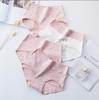 Ropa Interior de Algodón Antibacteriano Talla Grande 7A Transfronteriza para Mujer Cintura Alta Control de Abdomen Estampada Algodón 60S Sin Costuras en la Entrepierna Ropa Interior para Niñas