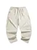 Pantalones de lino chinos de verano para hombre, pierna ancha, estilo harén, talla grande, holgados, retro, finos, transpirables, de algodón y lino, corte slim