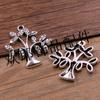 30 * 32mm Acessórios de liga para joias DIY Pingente de Coqueiro Oco Árvore Grande Acessórios para bolsa de celular roupa