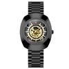 Reloj de pulsera de acero inoxidable luminoso informal de moda para hombre, resistente al agua, de cuarzo, marca VAVAVOOM, con calendario.